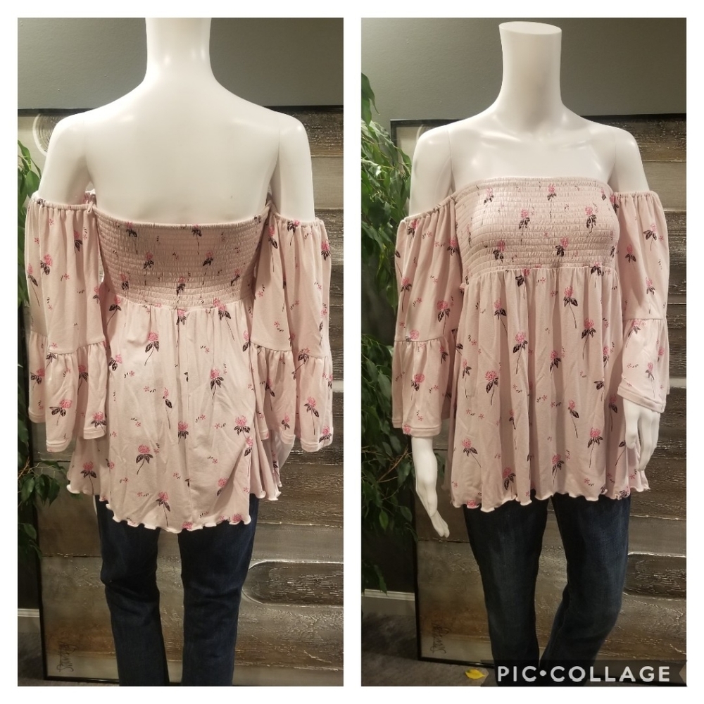 NEW! Free People Lana Off the Shoulder Tunic - Picture 5 of 9